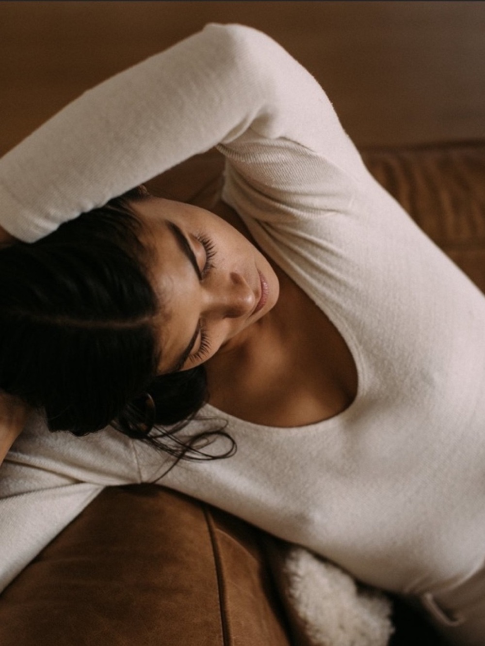 Ozma Jane B Silk Noil Top Natural